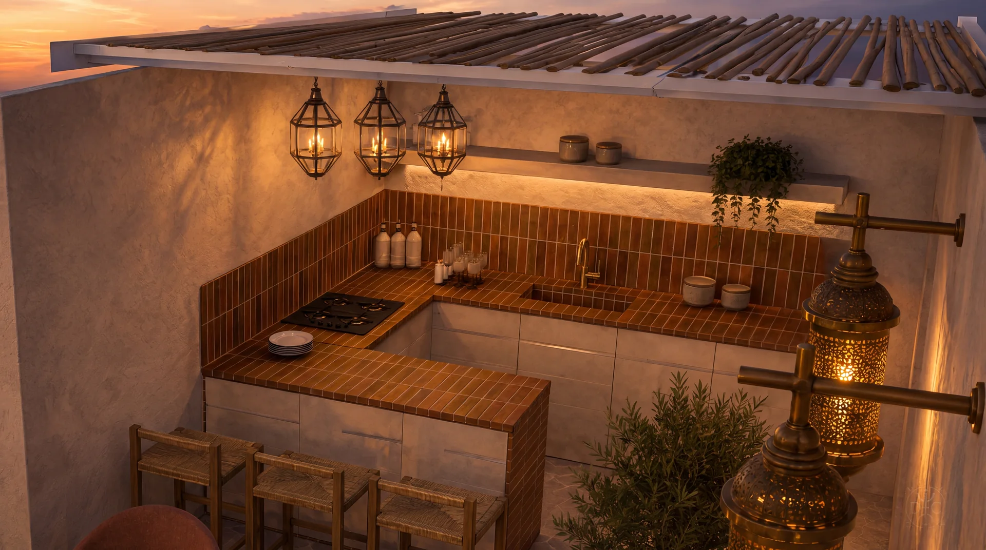 La cuisine du rooftop
